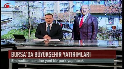 Bursa'da Büyükşehir yatırımları (Haber 12 03 2017)