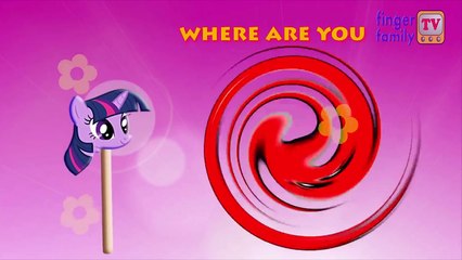 My Little Pony Lollipop Finger Family Nursery Rhymes and More Lyrics