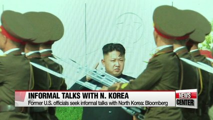 Former U.S. officials plan informal talks with N. Korea: Bloomberg