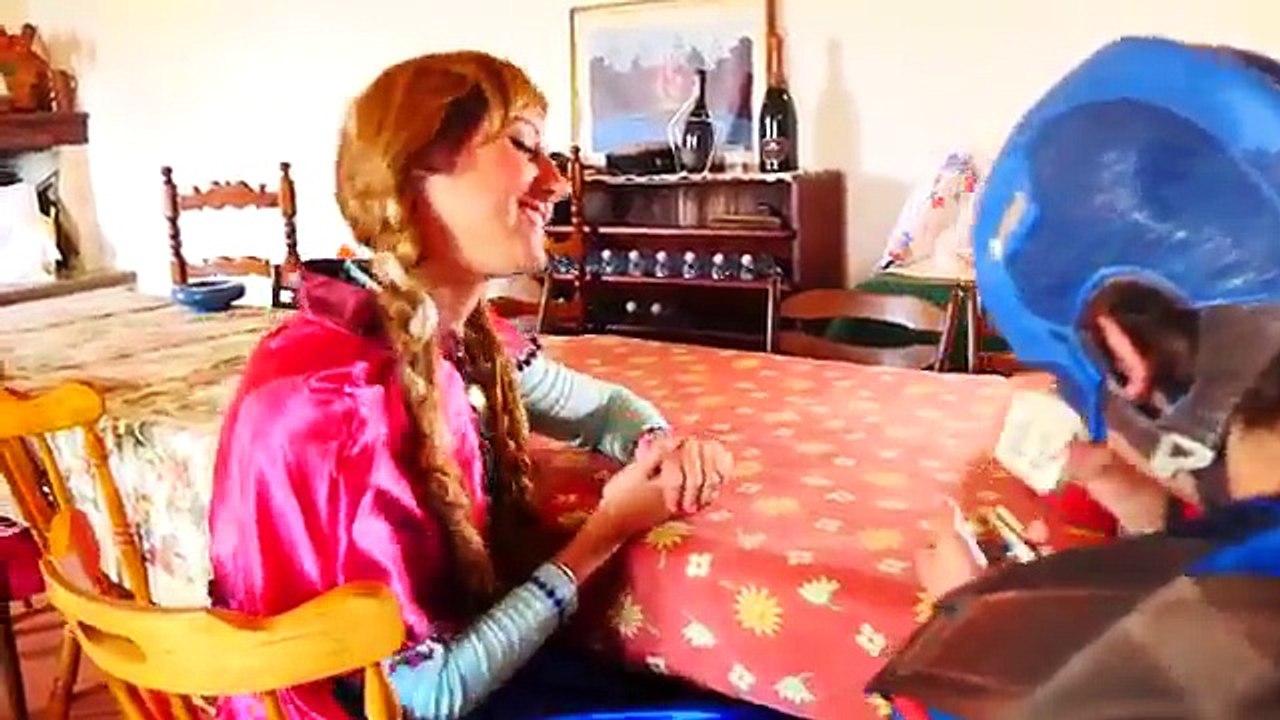 Spider-Man Poo Frozen Elsa w/JOKER! Frozen Elsa Has Stomach Pain - Funny Superhero Video
