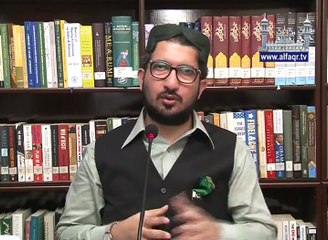 His Excellency Sahibzada Sultan Ahmad ALI Sb explaining that how can we bring peace in our society