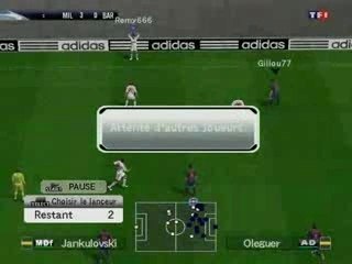 PES 6 > MILAN 3-1 BARCA - Demonstration