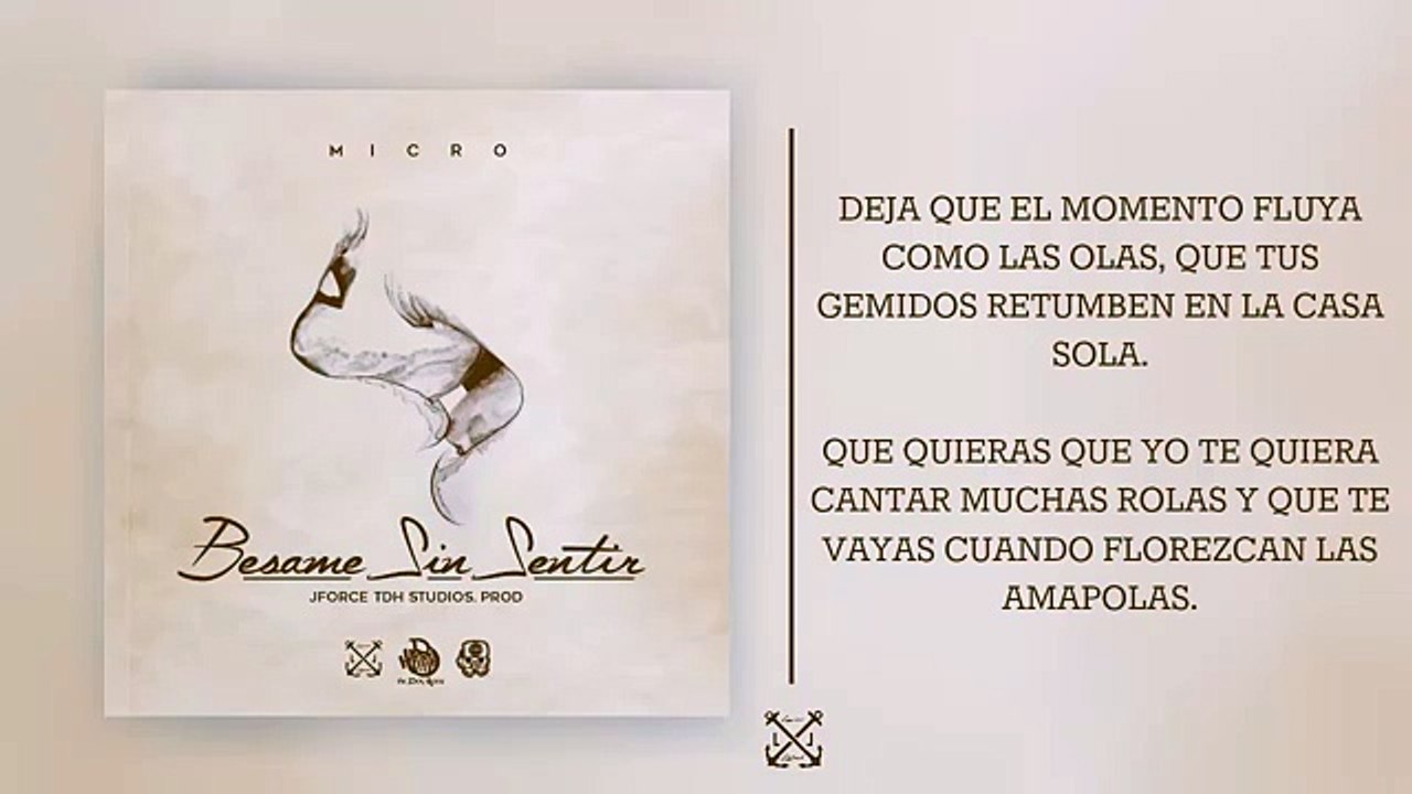 Micro Tdh - Bésame Sin Sentir (Audio - 2015)