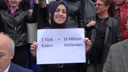 Düzce'de Hollanda Protestosu