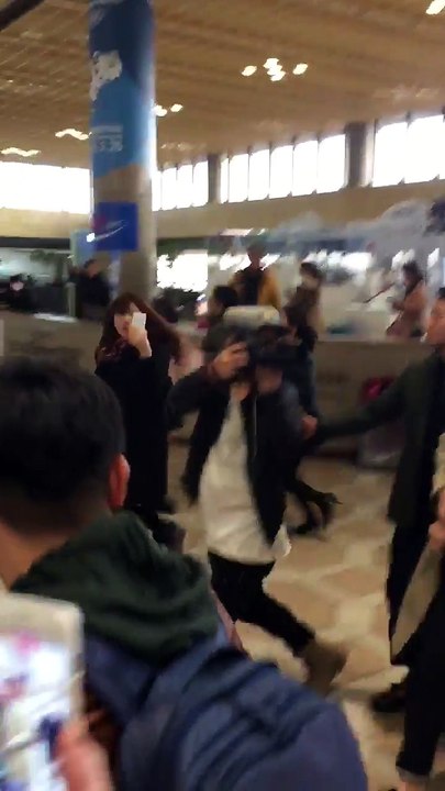 JANG KEUN SUK AT GIMPO AIRPORT ARRİVAL TO OSAKA AIRPORT JAPAN 13.032017