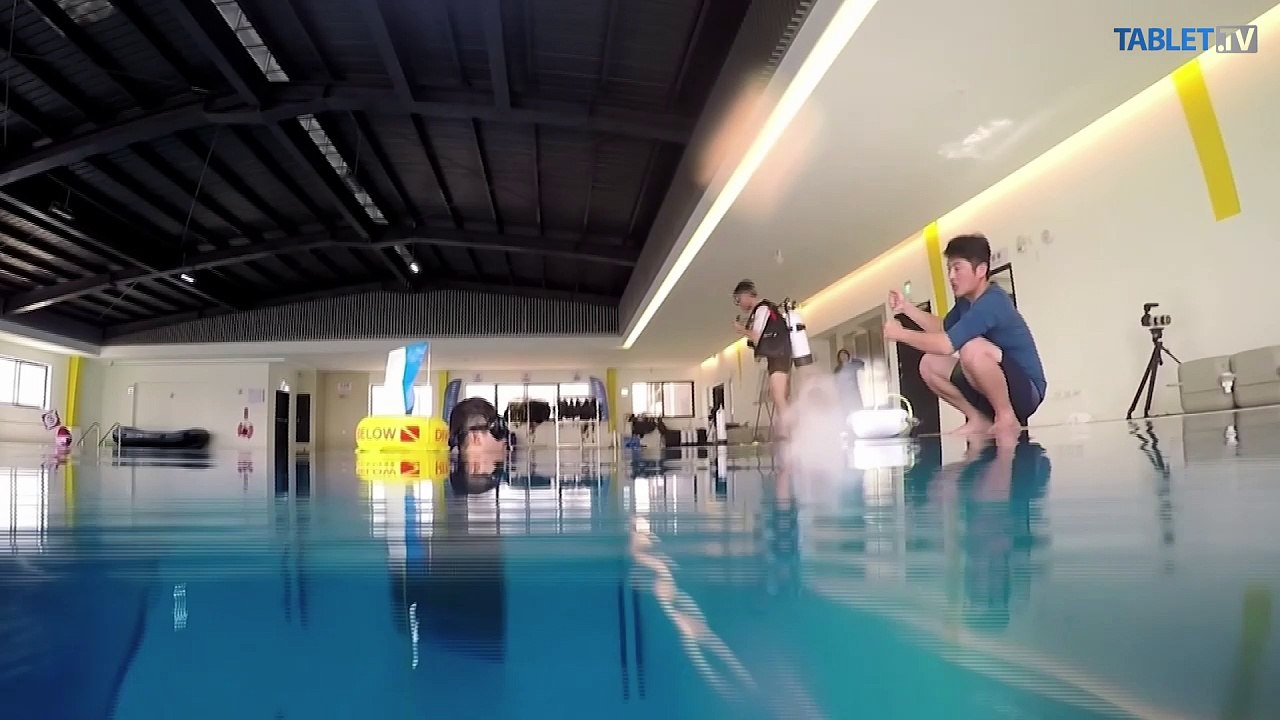 Na Taiwane otvorili bazén nielen pre potápačov