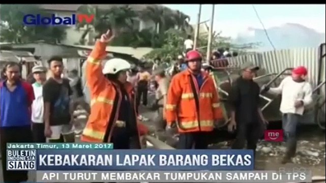 Kebakaran Lapak Barang Bekas