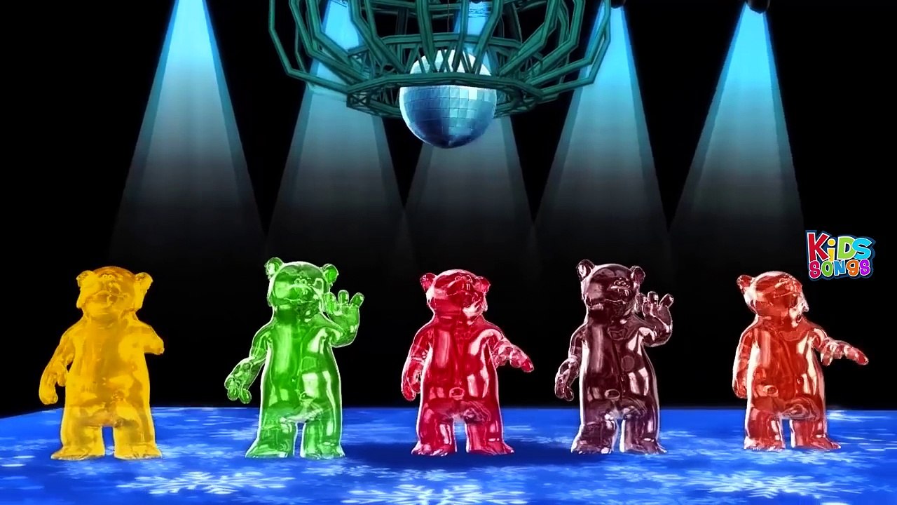 Finger Family | Dinosaur & Gorilla Vs Gummy Bear Burping Family Nursery Rhymes Funny video