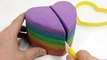 ABC Song | DIY How To Make Colors Heart Kinetic Sand Cake Learn Colors Slime Foam Clay B