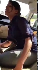 Gurmehar Kaur dance in car with friends drinking wine. FAKE