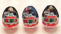 Star Wars Kinder Surprise Eggs NEW 2016 and Star Wars Mystery Surprise Eggs 4K for kids