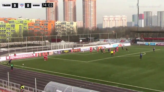 Тамбов (Тамбов) vs Шинник (Ярославль) 0-1 Гол Максима Лаука 13.03.2017 (HD)