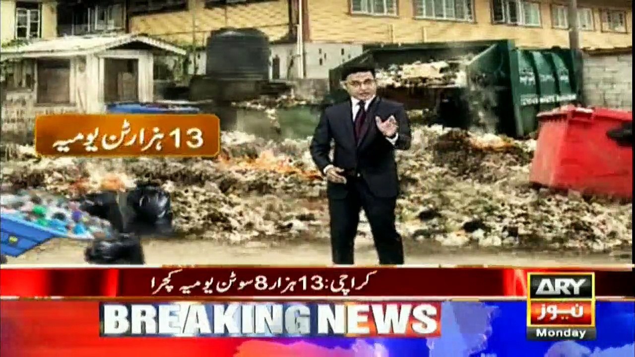 Detailed Report: Amount of garbage produce in Karachi on daily basis