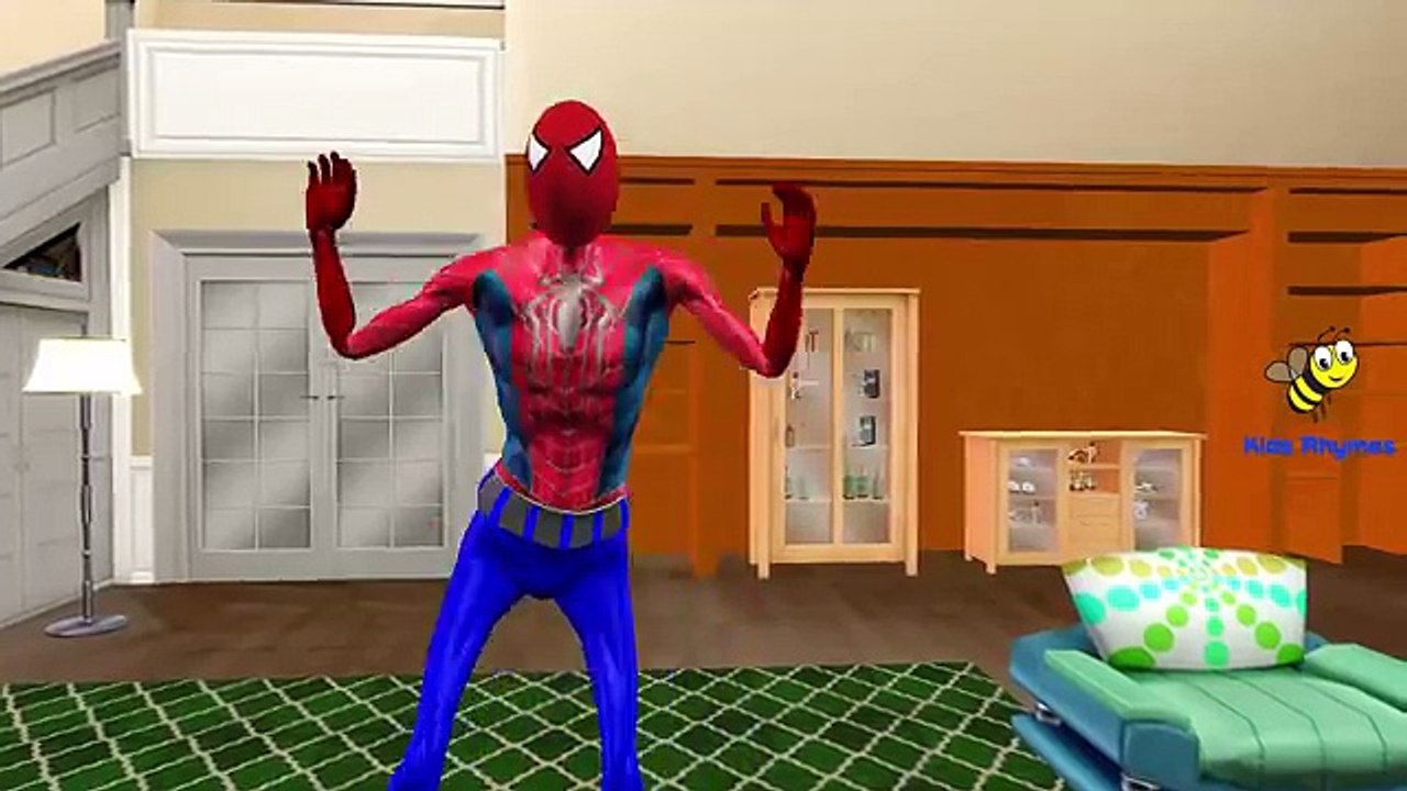 Spiderman Funny Little Baby Boy Johny Johny Yes Papa Five Little Monkeys Nursery Rhymes Fo