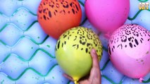 TOP Learn Colours Wet Balloons Compilation - 15 Minutes Balloon Finger Nursery Rhymes Coll