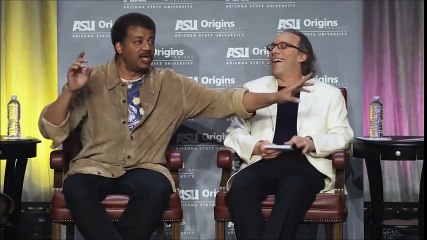 Bill Nye makes fun of Neil deGrasse Tyson's reply to Dawkins making Lawrence Krauss glad