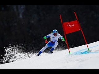 Markus Salcher (1st run) | Men's giant slalom standing | Alpine skiing | Sochi 2014 Paralympics