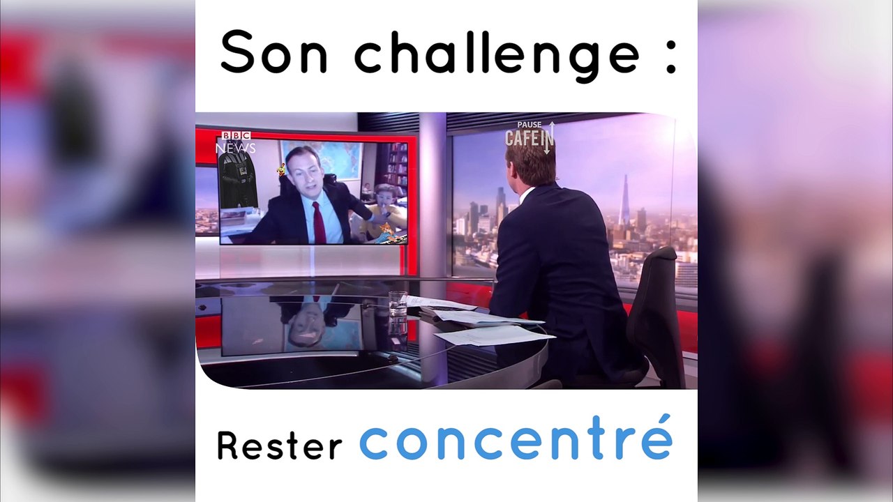 Le député dérangé par ses deux enfants, Dark Vador, Bob l'éponge et ses amis