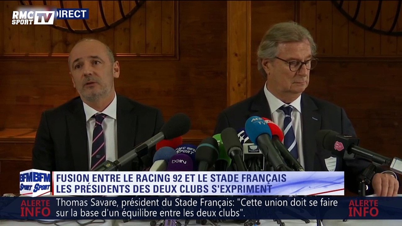 Fusion Racing 92 et Stade Français : "Il y aura une présidence tournante" - Thomas Savare