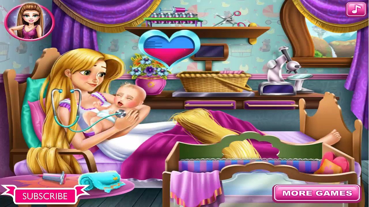 Pregnant Rapunzel Elsa Belle Gives Birth | Princess Baby Birth Compilation For Kids