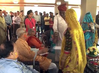 HOLI FESTIVAL CELEBRATED AT GUJARAT GOVERNOR OP KOHLI'S RESIDENCE IN GANDHINAGAR