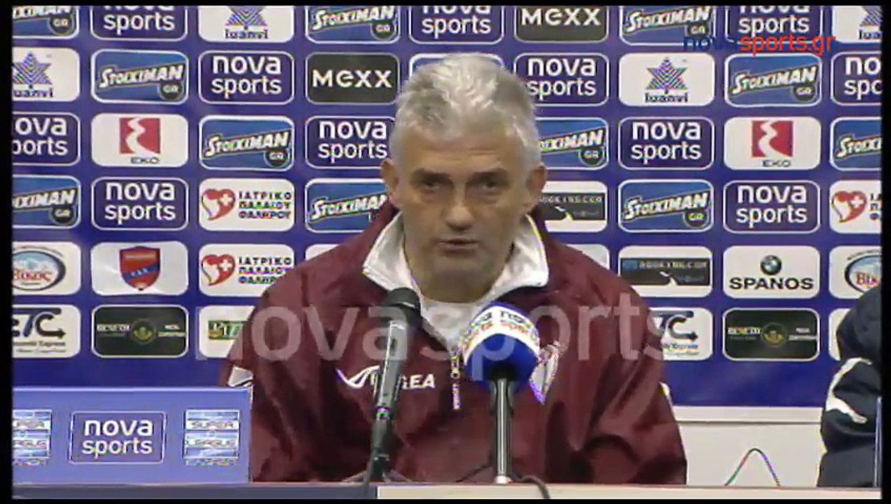 24η Πανιώνιος-ΑΕΛ 1-0 2016-17   Η συνέντευξη Τύπου - (Novasports)