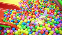 Treasure Hunt Playground Huge Surprise of Kids Toys and Kinder Eggs, Ball Pit fun
