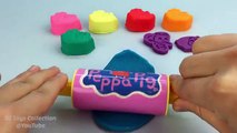 Glitter Play Dough Boats with Cutters and Peppa Pig Rolling Pin Fun Creative for My Kids