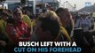 Kyle Busch and Joey Logano fight after Kobalt 400
