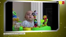 Maman se mouche et bébé a peur