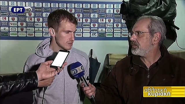 24η Πανιώνιος-ΑΕΛ 1-0 2016-17 Δηλώσεις Γκόλιας (Αθλητική Κυριακή)