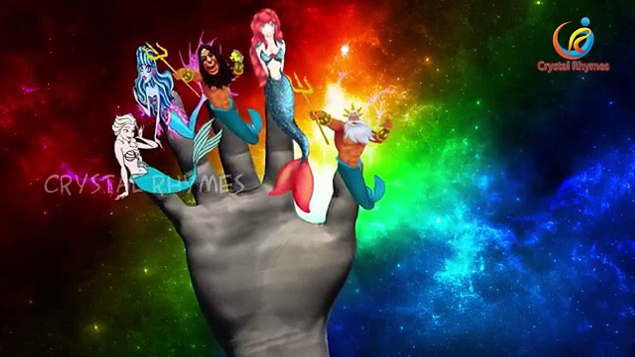 Finger Family | Mermaid Finger Family Nursery Rhymes in 3D