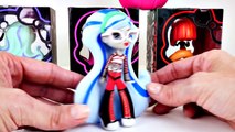 Monster High Vinyl Figures Play Doh Chocolate MH Surprise Eggs Draculaura Ghoulia Twyla To