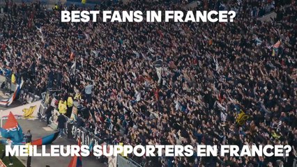 تشجيع خيالى من جماهير اوليمبك ليون فى الدورى الفرنسى