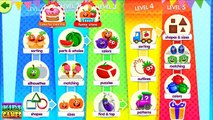 Learn Names of Fruits And Vegetables Learning Video For Kids With Fun Foods