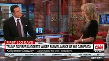 Conway denies suggesting wider surveillance of Trump