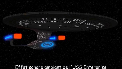 Effet sonore ambiant de l'USS Enterprise pour la relaxation, l'apaisement et le sommeil