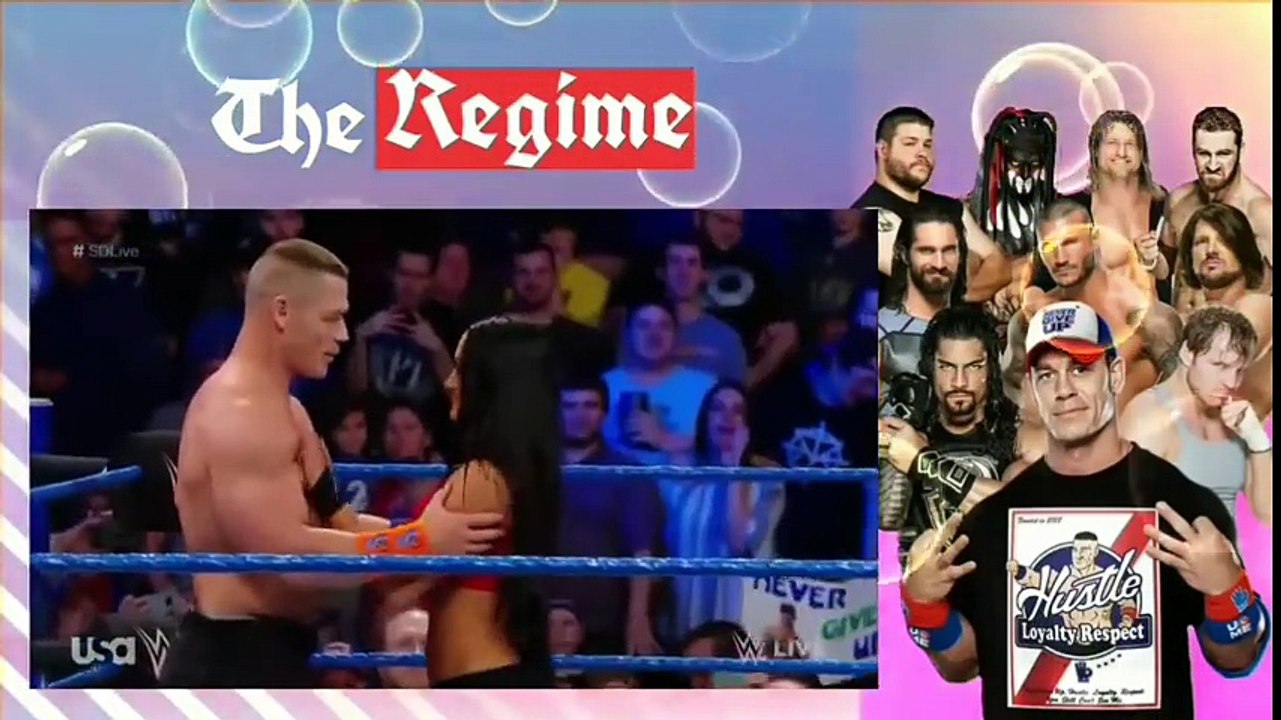 John Cena and Nikki Bella vs Ellsworth and Carmella_ WWE SmackDown LIVE_ March 7