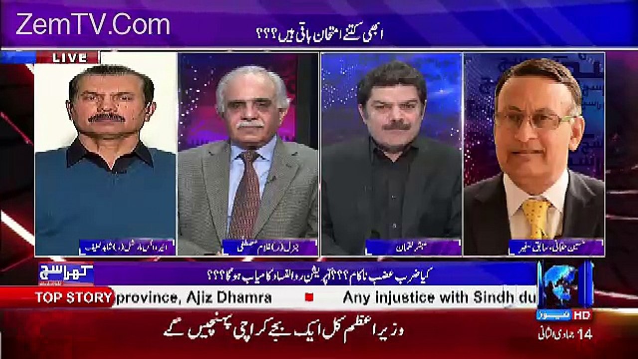 Talat Hussain Ne Ilzam Phele Laga Dia Aur Mera Moaqkif Baad Me Lene Ki Koshish Ki...Hussian Haqqani