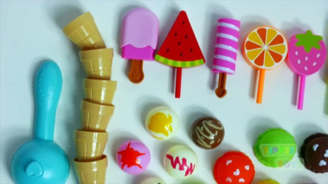 И крем для лед Дети миндальное Набор для игр фруктовое стоять с конусы ковшовой нории