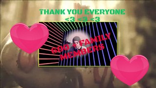 THANK YOU WE ARE OVER 600 FAMILY MEMBERS NOW | SPECIAL THANK YOU VIDEO