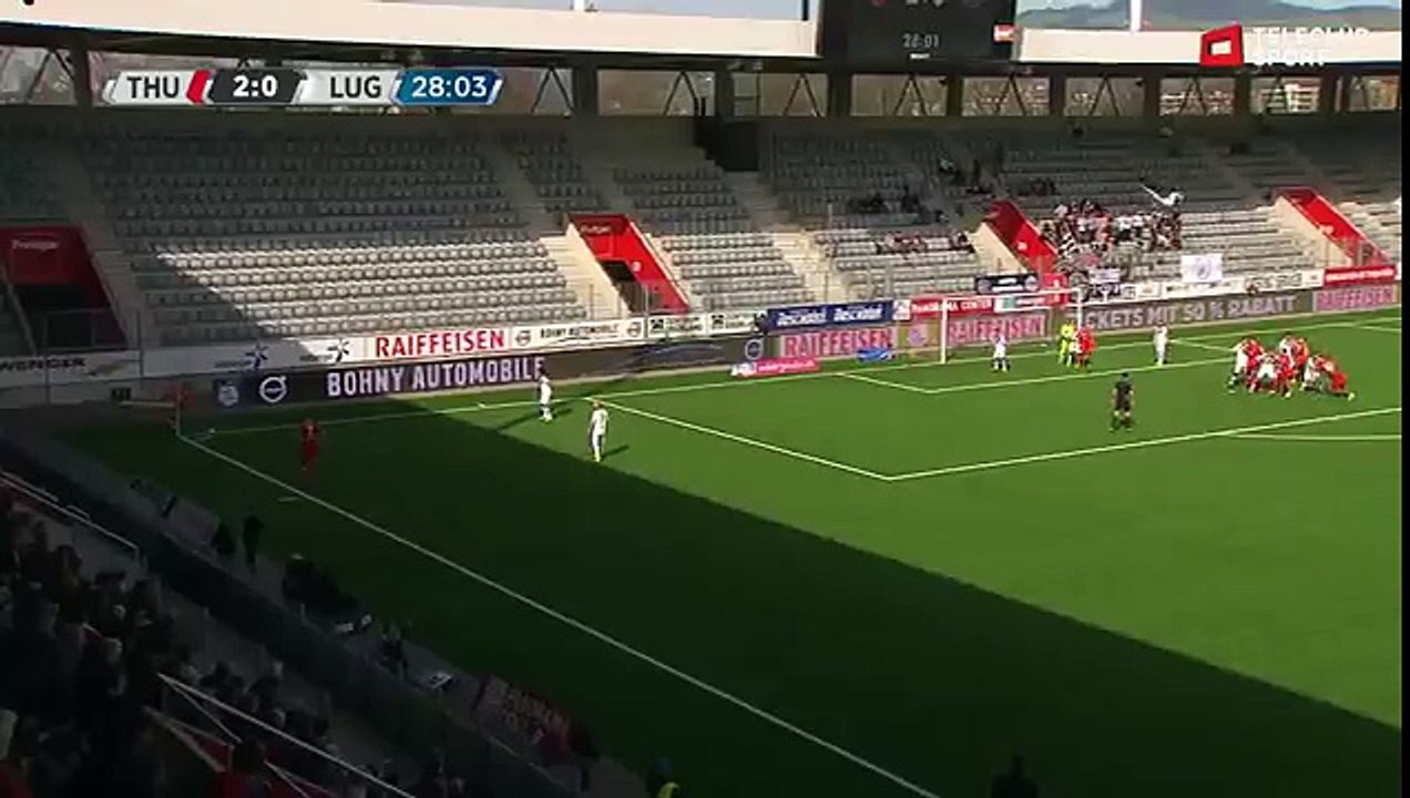 FC Thun 3:0 FC Lugano (Swiss Super League 12 March 2017)