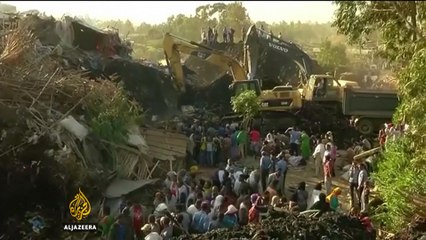 Ethiopia landslide: More than 60 killed at rubbish dump