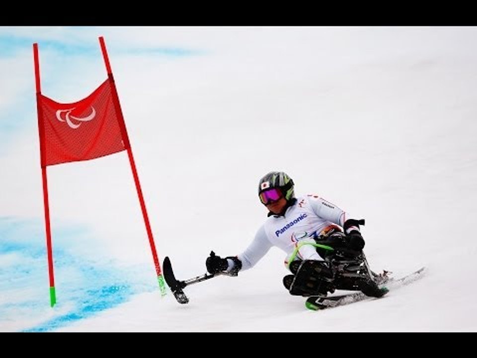 Taiki Morii (2nd run) | Men's super combined sitting | Alpine skiing | Sochi 2014 Paralympics