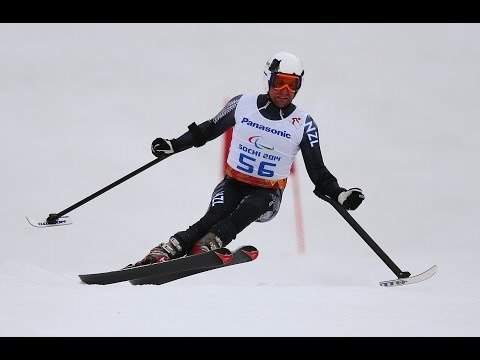 Adam Hall (2nd run) | Men's super combined standing | Alpine skiing | Sochi 2014 Paralympics