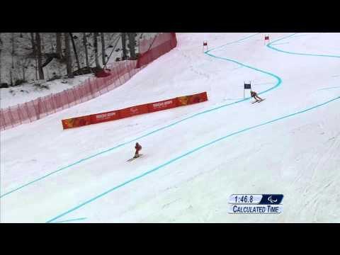 Maciej Krezel (2nd run) | Men's super combined visually impaired | Alpine skiing | Sochi 2014