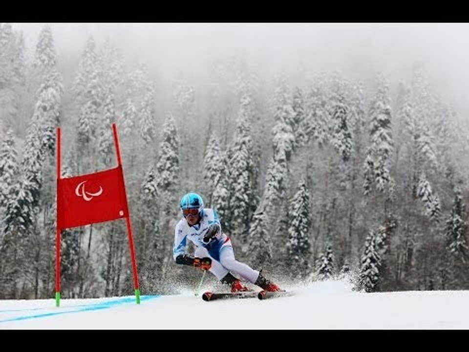 Martin Wuerz  (2nd run) | Men's super combined standing | Alpine skiing | Sochi 2014 Paralympics