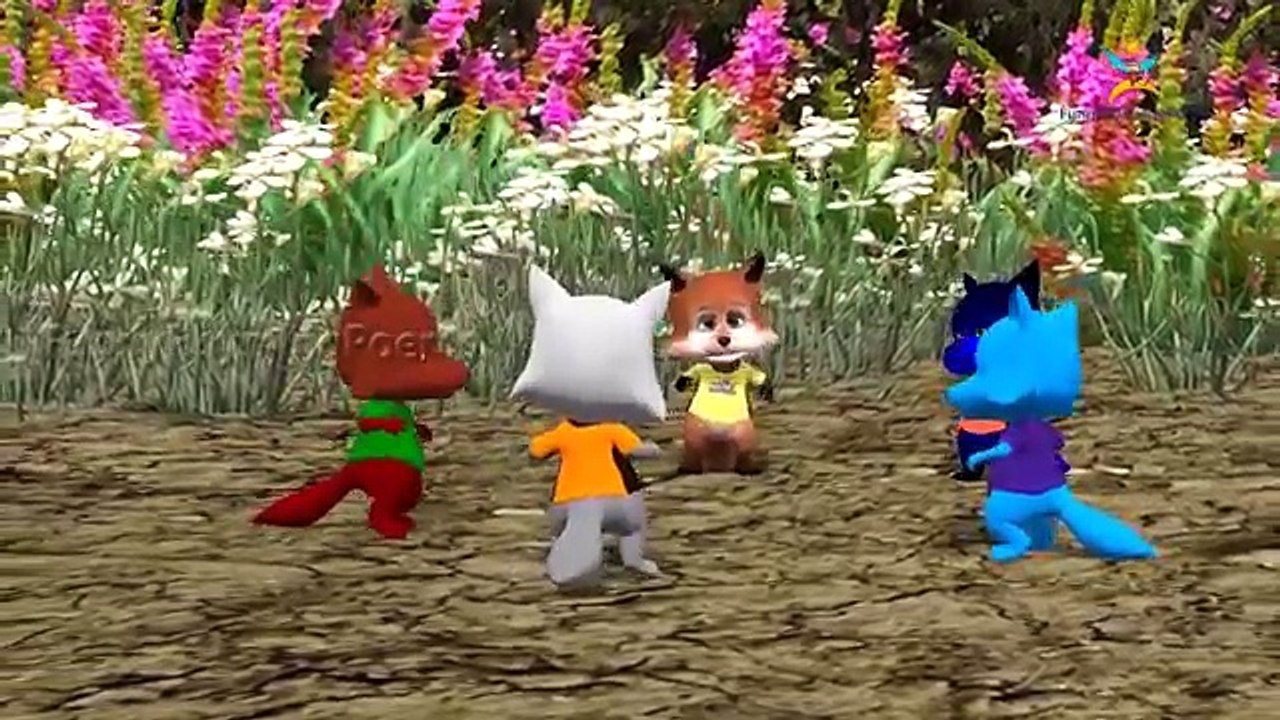 Ringa Ringa Roses 3D Animation English Nursery Rhyme Songs for Children