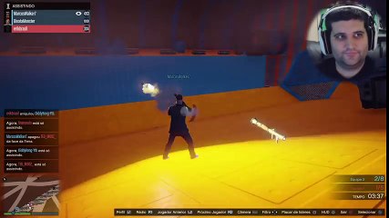 GTA V - EXPLODINDO OS IDIOTAS, HALFPIPE DE T20!