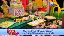 María José Flores celebró con familiares y amigas su baby shower